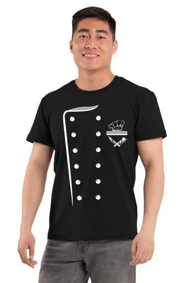 Футболка у вигляді кителю кухаря M, Бордовый Черновцы - изображение 1