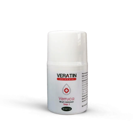 Крем від бородавок та папілом Verruca Wart Remover Cream, Step 1(Вератін Веррука),Flosvita, Veratin Skin Care,  50мл. флакон Харків