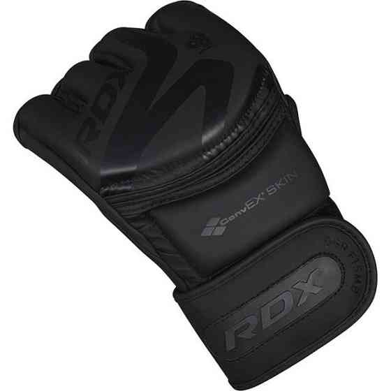 Рукавиці ММА RDX F15 Noir Matte Black S (капа в комплекті) Кам'янське