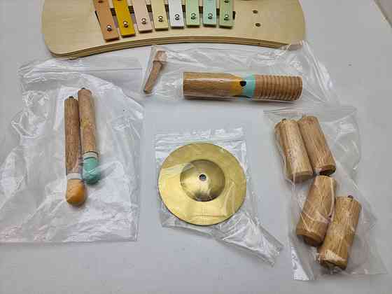 Іграшкова барабанна установка Монтенсорі без паличок Луцьк