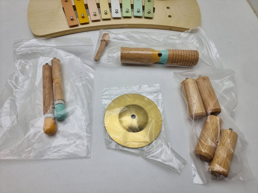 Іграшкова барабанна установка Монтенсорі без паличок Луцьк - фото 2