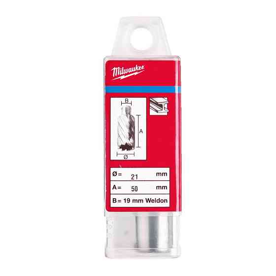 Кільцева фреза по металу MILWAUKEE, HSS (WELDON), O21x50мм Одеса