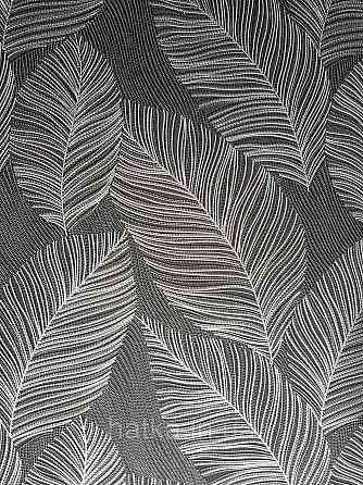 Шпалери метрові вініл на флізелін Erismann Nature soul листя структурні чорні сріблясті 3д Київ