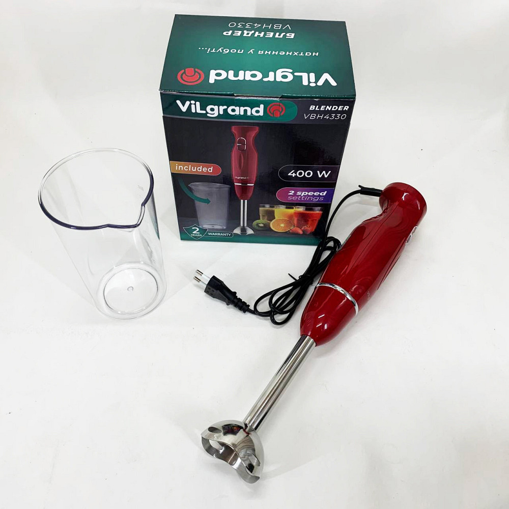 Блендер для овочів ViLgrand VBH4330 400 Вт, Блендер для дитячого пюре подрібнювач SN-56 Київ - фото 7