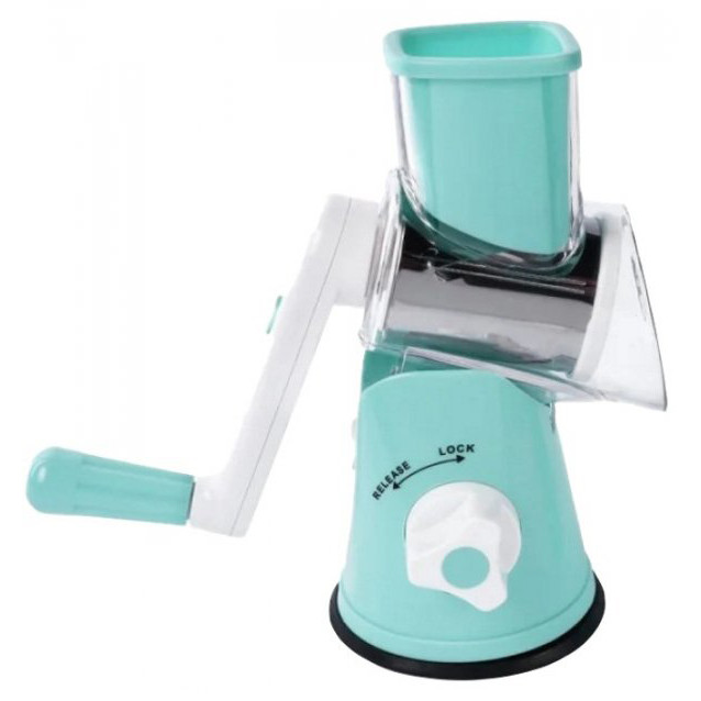 Кухонная овощерезка ручная механическая голубая, Ручная машинка измельчитель для овощей BH-85 Львов - изображение 12