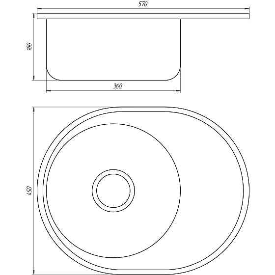 Мойка кухонная Mira MR 5745 D Decor (000014451) Киев