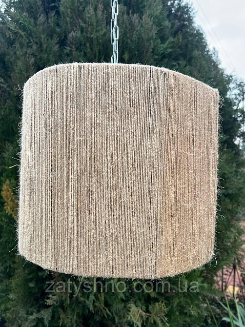 Абажур плетеный круглый кофейный Киев - изображение 9