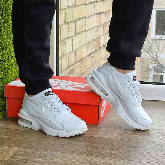 Женские Белые Кроссовки Nike Air Max 93 Кожаные Найк (размеры: 37,38,39,40,41) Видео Обзор - 93-7 Днепр