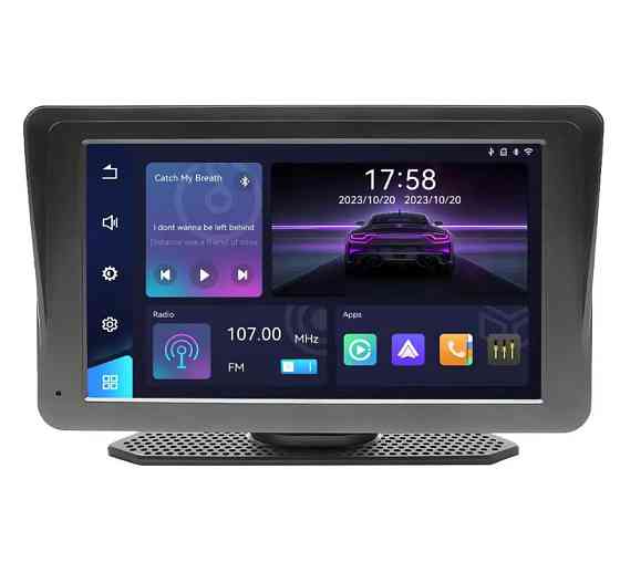 Монітор автомобільний портативний CandAuto 701W 9495 Carplay, 7-дюймовий Вінниця