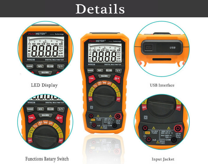 Цифровой мультиметр PROTESTER PM8236 Чернигов - изображение 2