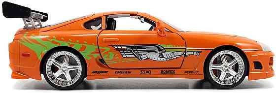 Машина металева Jada Форсаж Toyota Supra (1995) + фігурка Браяна 1:24 (253205001) Київ