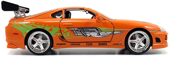 Машина металева Jada Форсаж Toyota Supra (1995) + фігурка Браяна 1:24 (253205001) Київ - фото 4