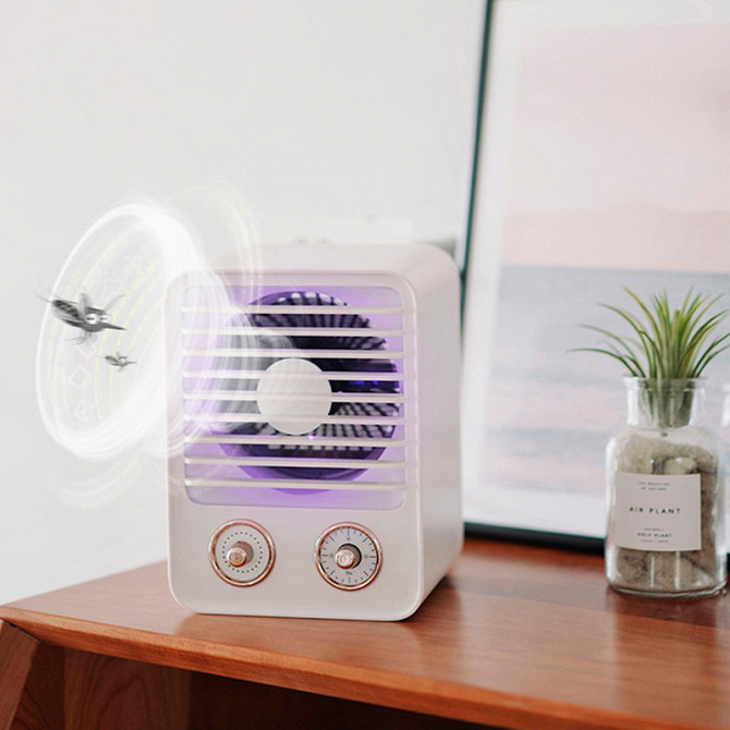Пастка для комах USAMS US-ZB062 Electronic Mosquito Killer Lamp (Біла) Миколаїв - фото 1