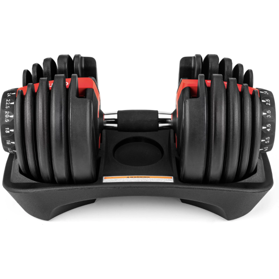 Гантель розбірна регульована Gymtek 2,5-24кг червоний Киев