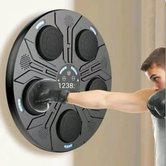 Настенный тренажер электронная мишень музыкальная для бокса с перчатками New Коломыя