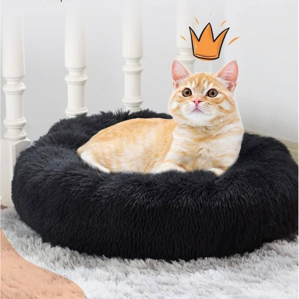 Лежанка для кішок та собак «Ворс» чорна 10048 XL (70см) Киев - изображение 2