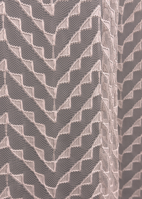 Тюль VR-Textil 1880т Гипюр Пудровый 300х270 см (42-0838) Киев - изображение 7