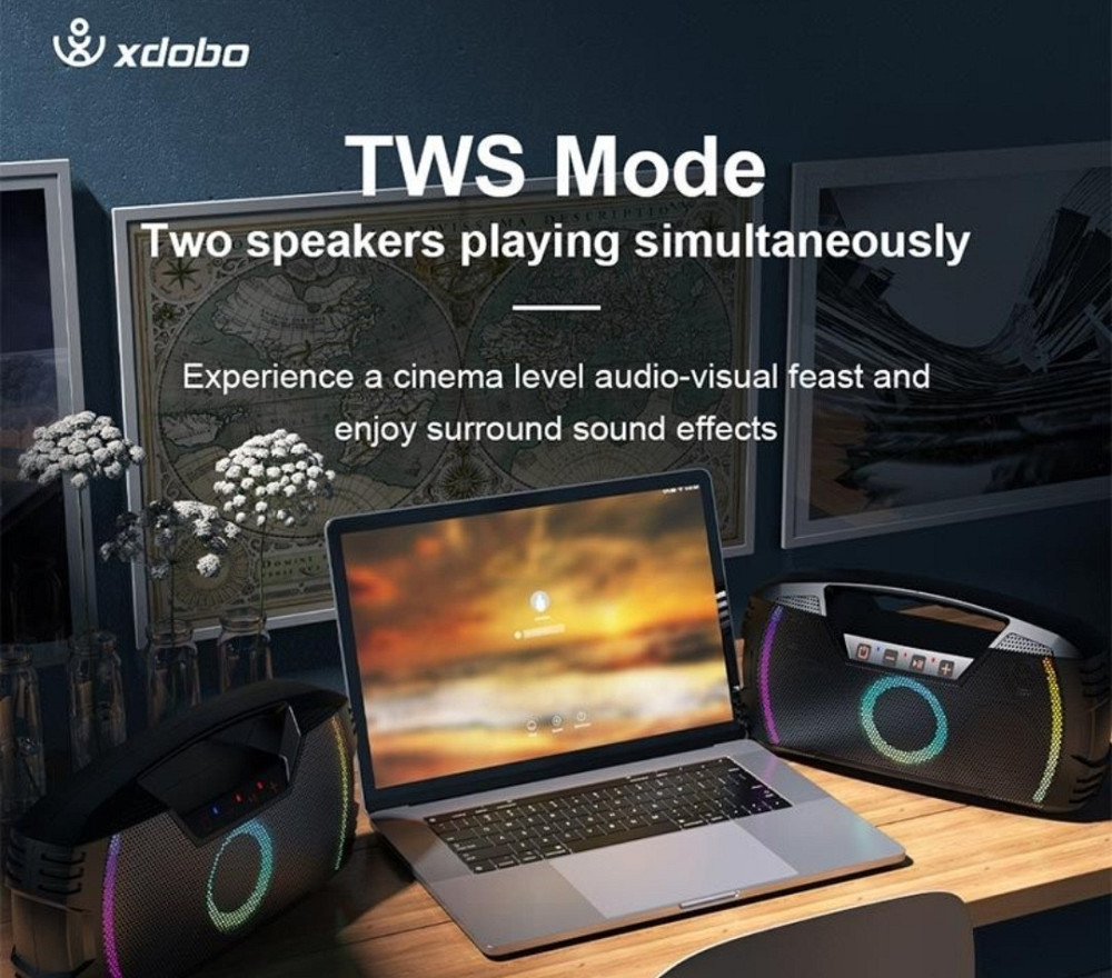 Колонка Xdobo Blade 80W портативная акустика саундбар Xtreme charge. Харьков - изображение 6