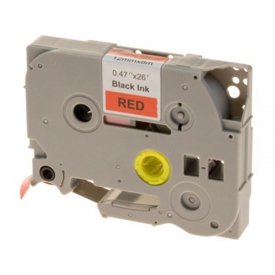 Лента для принтера этикеток UKRMARK RL-B-T431P-BK/RE, аналог TZE431. 12 мм х 8 м (CBTZ431) Винница - изображение 1