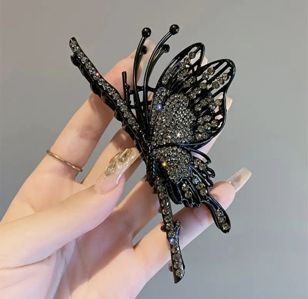 Шпилька-крабік для волосся "Метелик" Сміла - фото 2