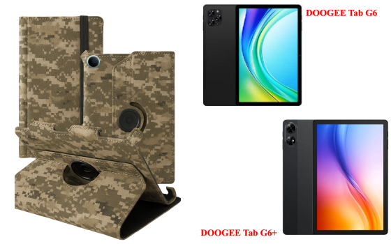 Чехол Spinner360 для планшета Doogee Tab G6, цвет Klasika Хаки Киев
