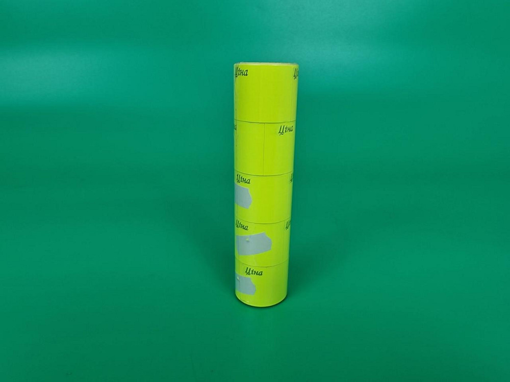 Паперовий цінник Жовтий (р30*40мм) 3,5 м (5 шт) Харків - фото 1