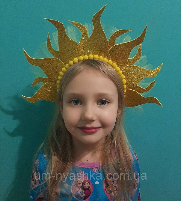 Жовте нарядне плаття на дівчинку костюм Сонечко, Курчатко, Качечка, Кульбаба Кривий Ріг - фото 4