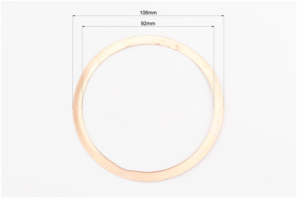 Прокладка головки циліндра 192F 92mm, (мідь) Київ - фото 2