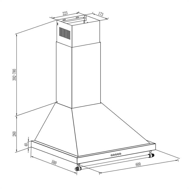 Комплект рециркуляции вытяжки Montblanc 610 м³/ч 165 Вт 2x1,5 Вт черный Черный (Германия, читать описание) Ровно - изображение 5