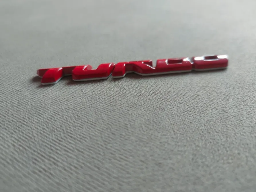 Наклейка Turbo Красная Металлическая турбо Киев - изображение 6