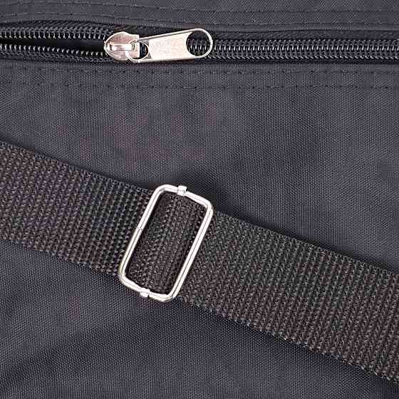 Удобная мужская сумка на плечо из качественного полиэстера Черный (FABRA) Киев