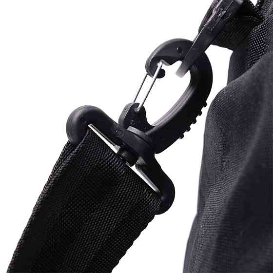 Небольшая дорожная сумка из качественного полиэстера FABRA 22581 Черный Киев