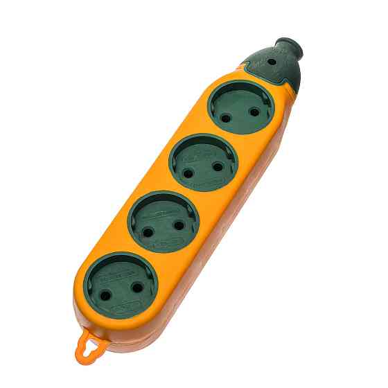 Колодка под удлинитель ADVANCED на 8 гнезд, двусторонняя 16А-220V Днепр