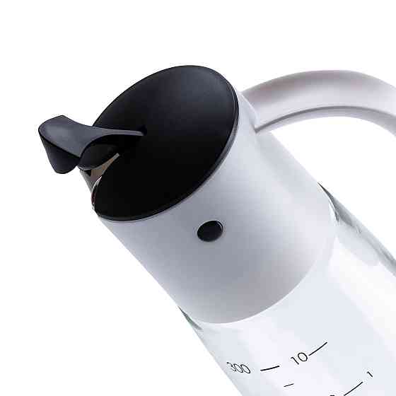 Пляшка дозатор для олії та оцту 300 мл з носиком і мірною шкалою Чорний HP16297B Коломия