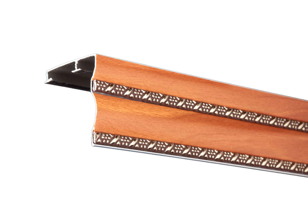 Алюмінієвий карниз для штор БР-11 дворядний Черешня 1.75 Бровари - фото 1