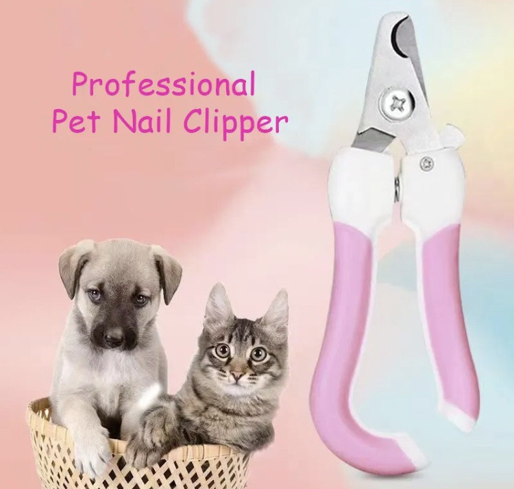 Кусачки для стрижки когтей у кошек и собак в комплекте с пилочкой - размер кус 14,5*6,5см, розовый Киев - изображение 2