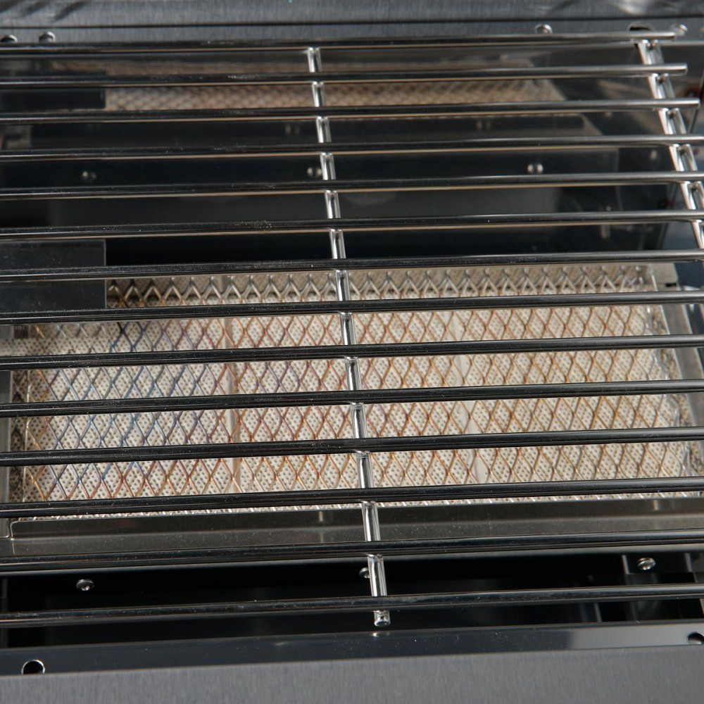 Газовий гриль SANTOS P-618, з бічним і заднім пальниками, нержавіюча сталь 900327 Код: 010948 Рівне - фото 3