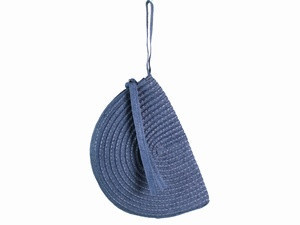 Клатч синего цвета соломеннный Деми Киев - изображение 1