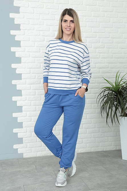 Демісезонний костюм в смужку "Delight" оптом | Батал Джинс, 50-52 Київ - фото 2