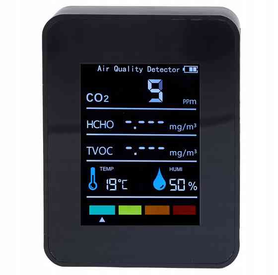 Монитор качества воздуха GRILLI 5в1 Black 777663 Код: 013476 Ровно