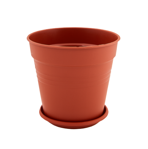 Вазон Глорія з підставкою 11*10,2см теракот Алеана Житомир - фото 1