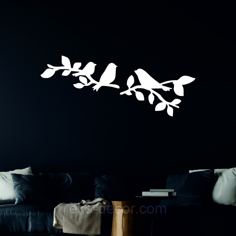 Декоративне настінне Панно  «Птахи» , Декор на стіну 90*35 см, Білий Київ - фото 9