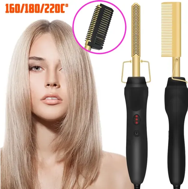 Расческа Grand XL-210 для выпрямления волос 2 в 1, электрическая щетка Коломыя - изображение 4