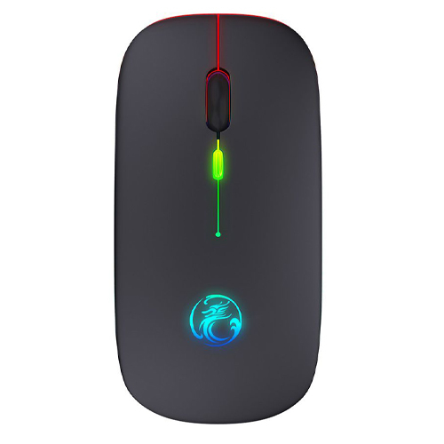 Беспроводная мышка iMice E-1300 с подсветкой, черная Киев