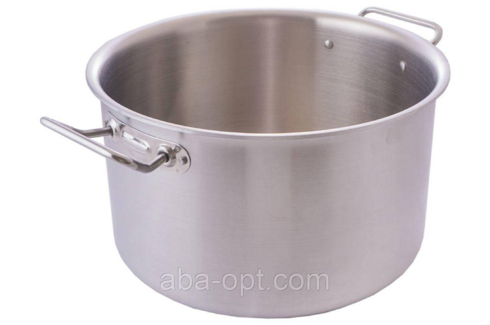 Каструля професійна з нержавіючої тришарової сталі V 15 л (шт) Одеса - фото 1