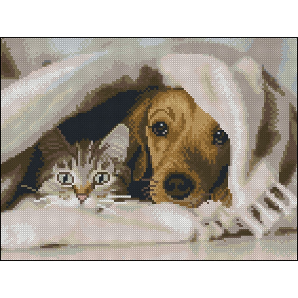 Алмазна мозаїка "Відпочинок" ZAV3040-24 без підрамника 30х40 см Вінниця - фото 1