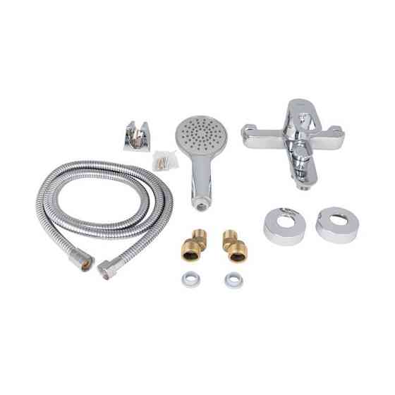 Змішувач для ванни Lidz Latwa 006 з душовим гарнітуром хром Київ