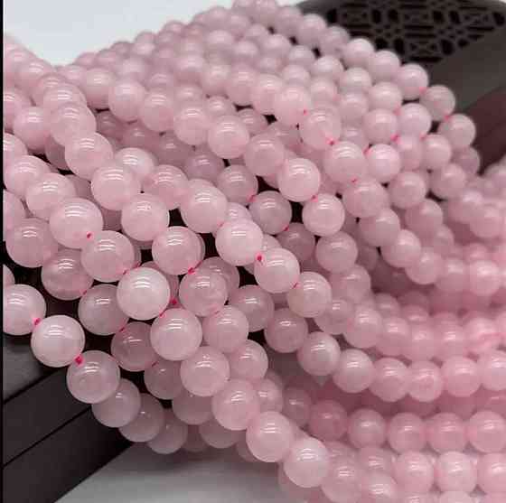 Бусины из розового кварца 6 мм – набор 60 шт Киев