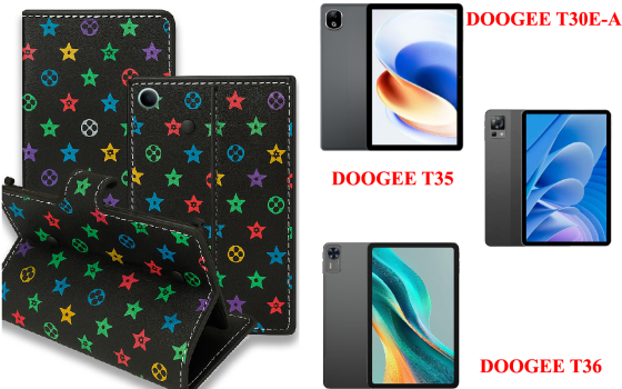 Книга-трансформер для планшета DOOGEE T30E-A, T35, T36, цвет Black Lyi Black Киев