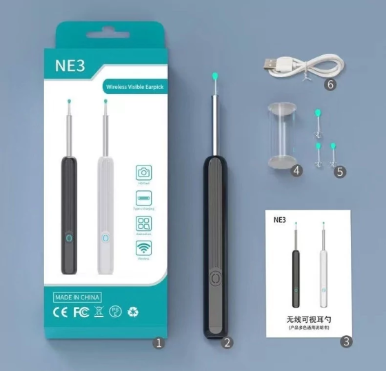 Бездротовий прилад для чищення вух NE3 Вінниця